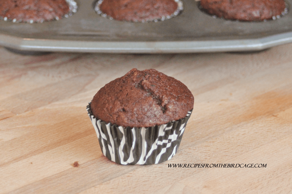 I like my muffins with domes. This recipe makes 10 larger muffins, but can easily be accommodated to make a full 12.