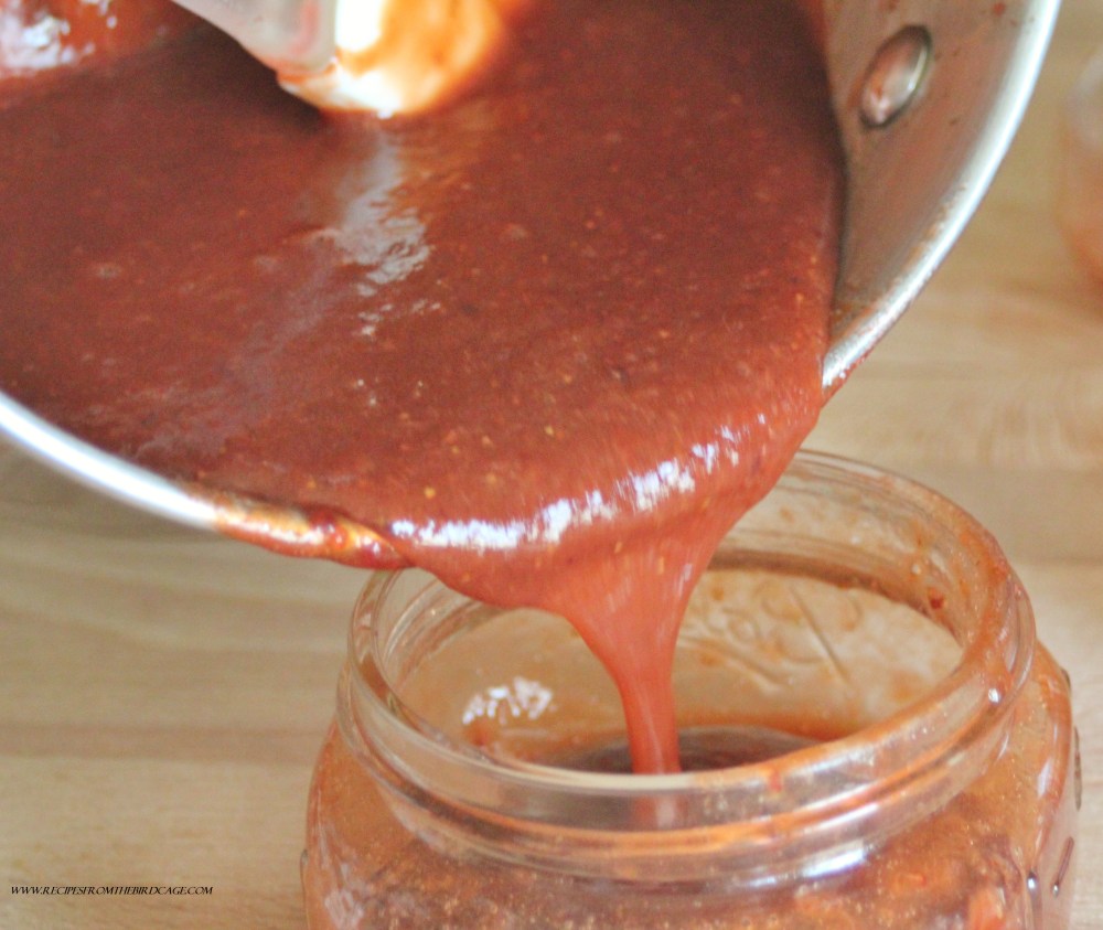 Just make sure you don't fill your jars and then realize you forgot to puree the jam! 