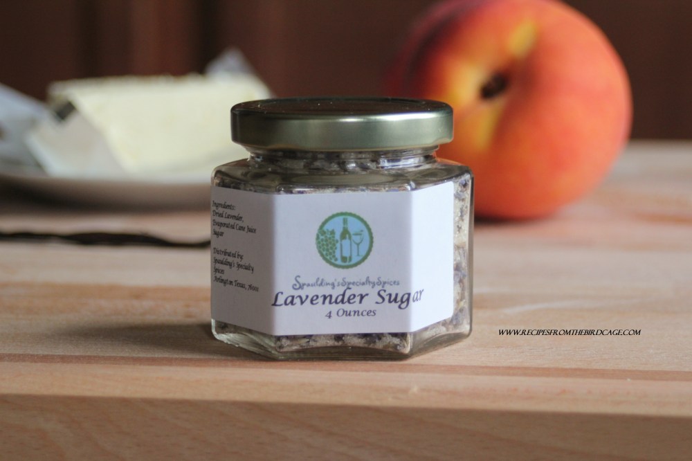 Lavender adds a mild, floral note to organic cane sugar.