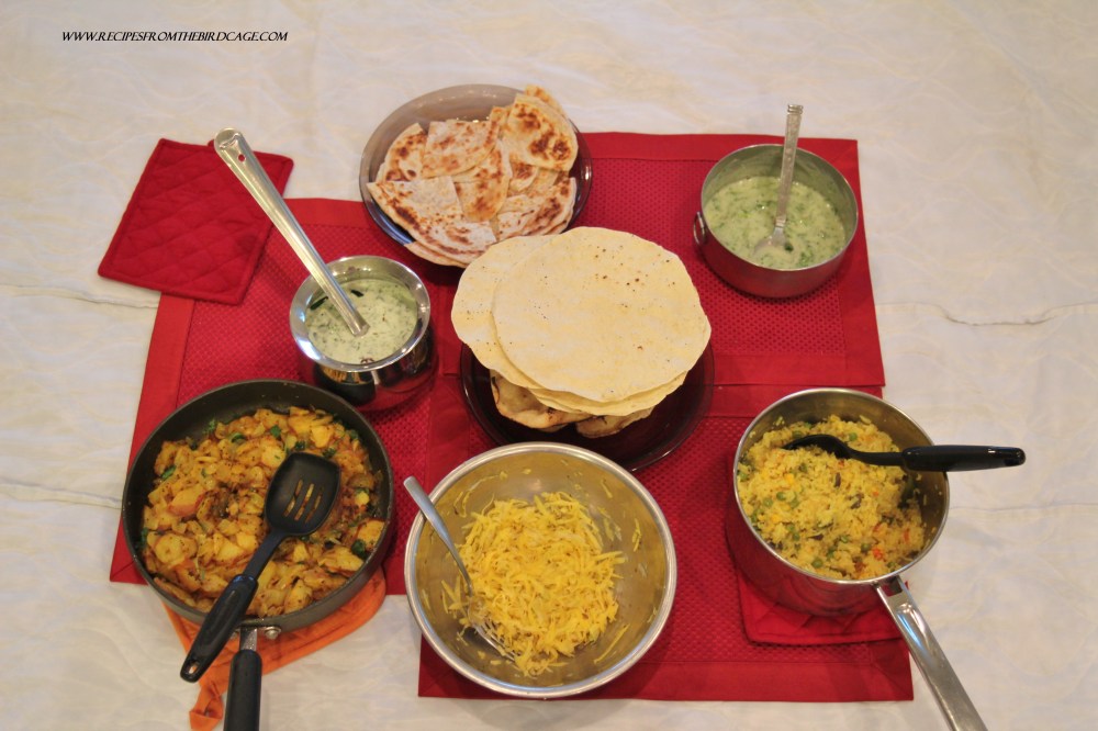 So much fresh, flavorful food! 