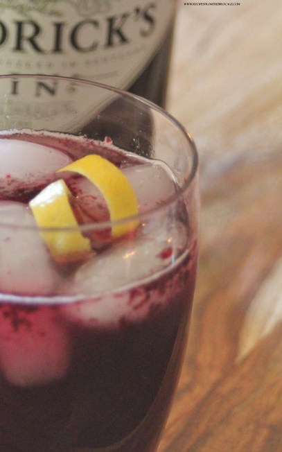 Blackberry Verbena Gin & Tonic